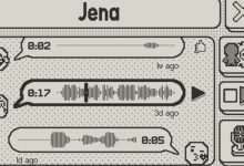 There's a cute voice messaging app for Playdate now
