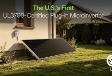 The first UL 3700-compliant plug-in solar microinverter is now available in the US